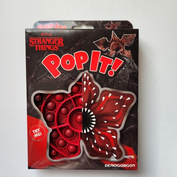 Netflix Stranger Things Demogorgon Pop It! Bubble Popping Game For Ages 3-10 - Picture 1 of 8